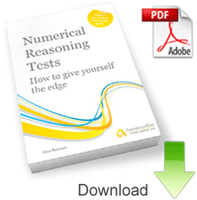 Download the free numerical reasoning test guide (PDF)
