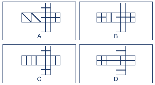 spatial reasoning test answer options