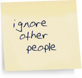 ignore other people