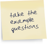 take example questions
