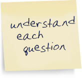 understand each question