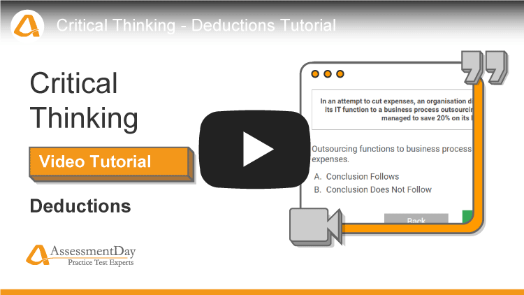 critical thinking deductions tutorial video youtube screenshot