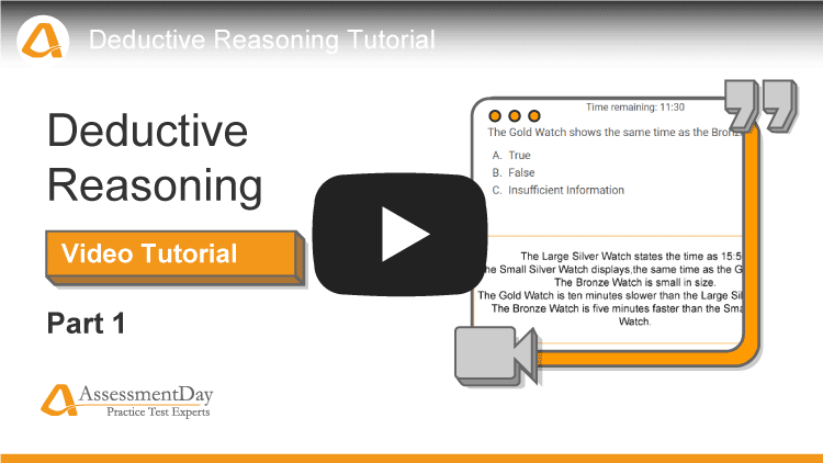 deductive reasoning video tutorial part 1